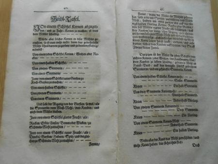 MÜLLER Mühle miller moulin moudre Mehl Recht 1669 Rößlin Stuttgart