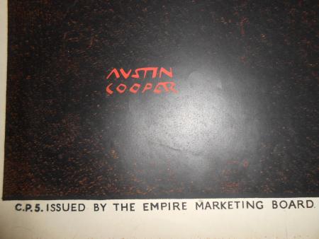 AUSTIN COOPER buy british from empire at home & overseas Johnson Riddle London