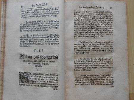 WÜRTTEMBERG Recht Jura Gericht Anwalt Zeuge Revision Stuttgart Rößlin 1669 Jus