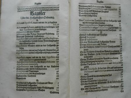 WÜRTTEMBERG Recht Jura Gericht Anwalt Zeuge Revision Stuttgart Rößlin 1669 Jus