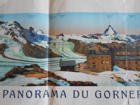 Panorama du Gornergrat Zermatt Paul Bender Zollikon Zürich Kulm Hotel Schweiz