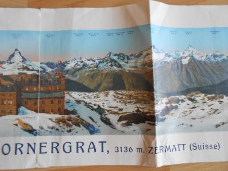 Panorama du Gornergrat Zermatt Paul Bender Zollikon Zürich Kulm Hotel Schweiz