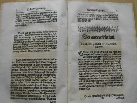 Handel Gewerbe Laden Hausieren Recht 1669 Rößlin Stuttgart