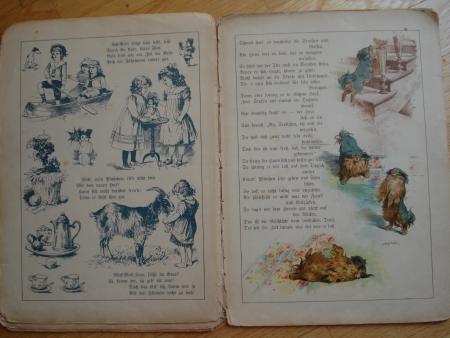 Elisabeth EBELING TROLL auf der Reise Meinhold Dresden 1895 Hund Karl Wagner RAR