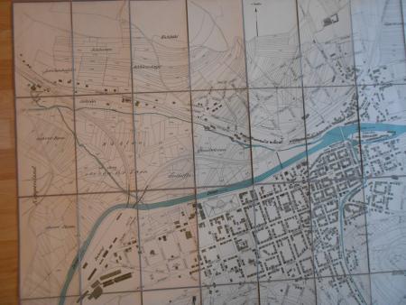 Plan von TUTTLINGEN 1911 Stadtgeometer STOLL Ehrenberg Göhren Egartenweg Honberg