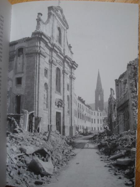 FREIBURG Breisgau Luftangriff 27.11.1944 Memento  Widmung Walter JENS Weltkrieg