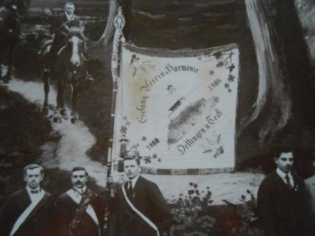 Dettingen Teck Arbeiter Gesangverein Harmonie Mai 1925 Atelier Mönsted Kirchheim