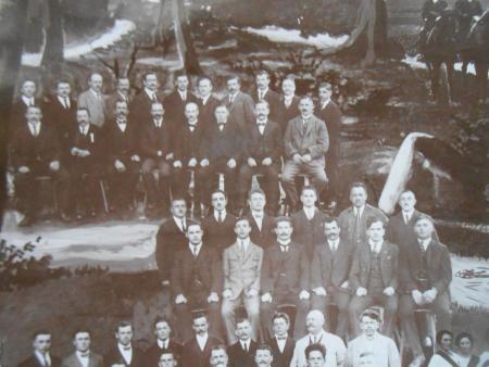 Dettingen Teck Arbeiter Gesangverein Harmonie Mai 1925 Atelier Mönsted Kirchheim