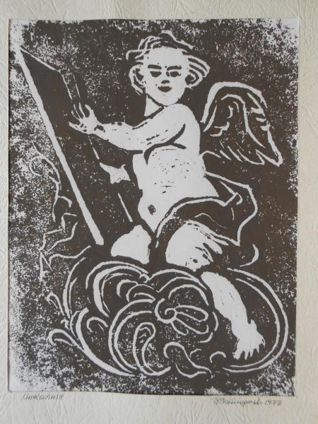 Willy BAUMGART Breslau Wroclaw Baiersbronn Freudenstadt 1961-77 Engel  Purrmann