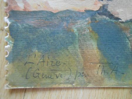 Theodore Appia Nessonvaux Belgien Genf Aire Arve bei Saleve MIT WIDMUNG