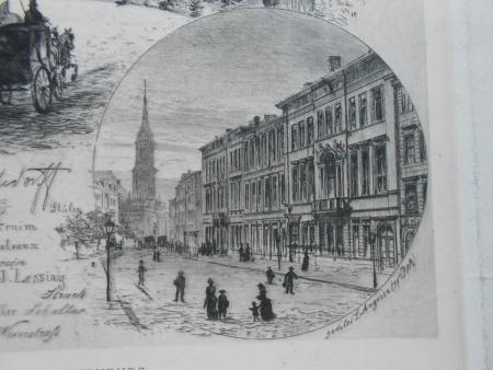 Hochschule Charlottenburg Berlin Wasmuth Schinkel Gilly Hitzig Arnim 1884 SELTEN