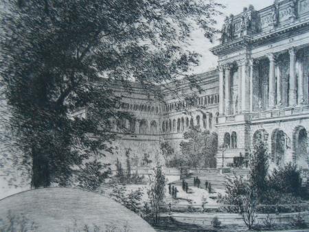 Hochschule Charlottenburg Berlin Wasmuth Schinkel Gilly Hitzig Arnim 1884 SELTEN