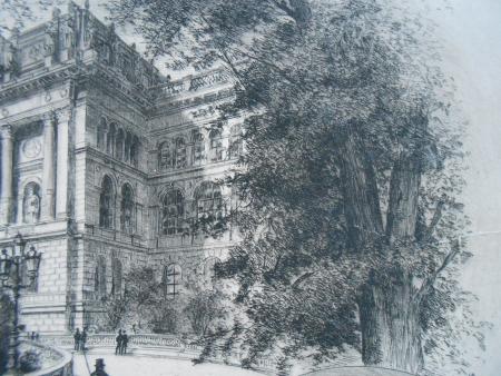Hochschule Charlottenburg Berlin Wasmuth Schinkel Gilly Hitzig Arnim 1884 SELTEN