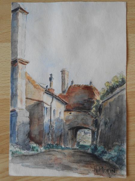 R. MORIN Mailly-le-Chateau  Chatel-Censoir Yonne August 1940 Frankreich 