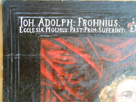 Pfarrer Pastor Johann Adolph FROHNIUS MÜHLHAUSEN St. Blasius Barock Maler Beck  