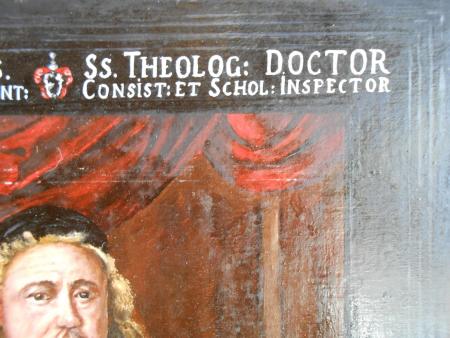 Pfarrer Pastor Johann Adolph FROHNIUS MÜHLHAUSEN St. Blasius Barock Maler Beck  