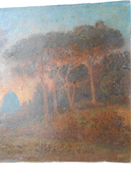 Arthur BLASCHNIK Strehlen ROM ROMA ROME Peterskuppel Romantik Monte Pincio