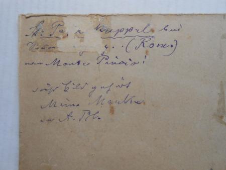 Arthur BLASCHNIK Strehlen ROM ROMA ROME Peterskuppel Romantik Monte Pincio