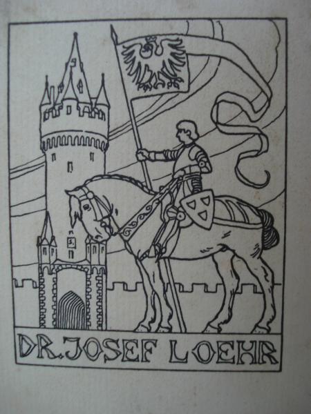 Dr. Josef Loehr Löhr Schwager von Thomas Mann ! München Starnberg Carlyle Goethe