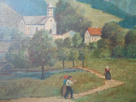 HALLTAL Hall Tirol Kirche Alpen Alps Alpes