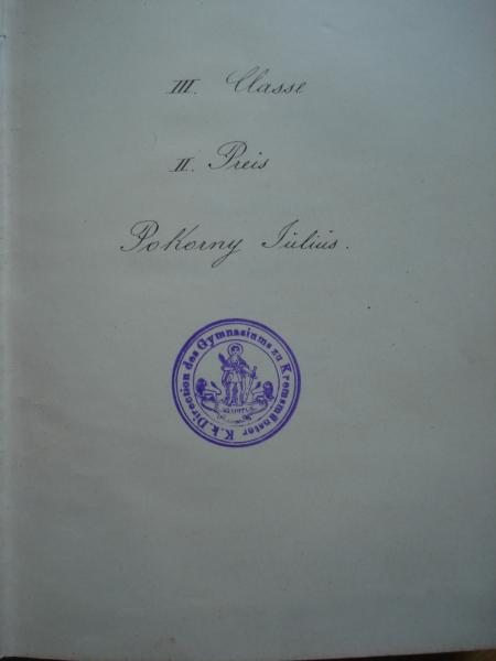 Umlauft Julius POKORNY Kremsmünster Keltologie Celts Judaica Gleichenberg 1879