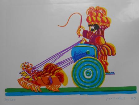 2 Lithos Kristiane Peuchert Werkschulen Köln 1969 Marionette Hunde Hunderennen 