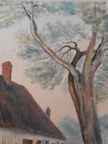 Josef HALDER Stuttgart Sonnenberg Haus i. d. NORMANDIE ca 1940 Kunstverein Sttg