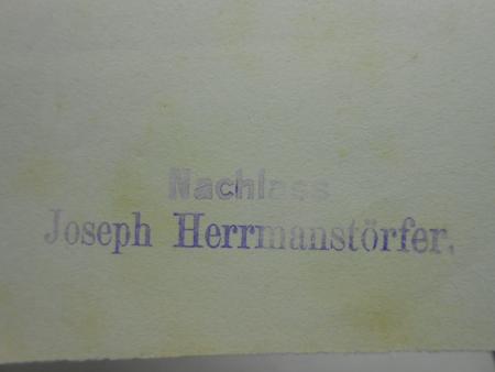 Joseph HERMANNSTÖRFER Nürnberg München Wallenstatter See Walenstadt St. Gallen