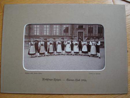 LINDAU Bodensee Atelier Keller Turner- Ball 1894 Kostümfest J. Rupflin Tracht