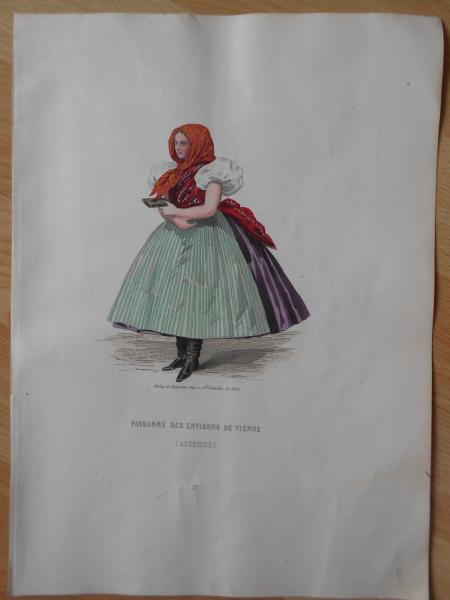  Weltausstellung Wien 1873 Wienerwald handkoloriert Moine & Falconer Paris