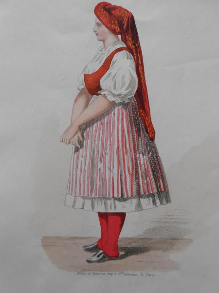 UNGARN Hungary Hongrie Wien Weltausstellung 1873 Moine Falconer handkoloriert