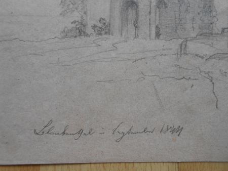 Eberhard Emminger PLANKENTAL BUCHAU Toblach 1841 Biberach Biedermeier Kapelle