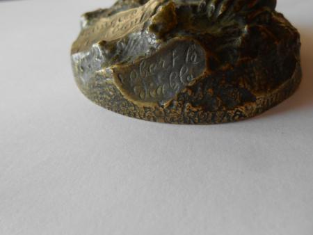 Bronze "Robert der Teufel" Normandie Meyerbeer Scribe "Robert le Diable" Leuchte