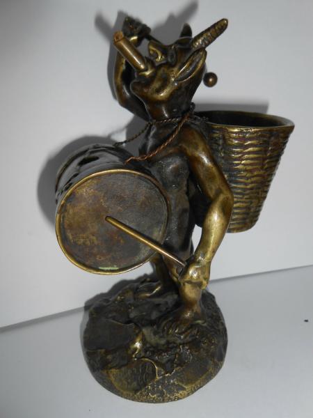 Bronze "Robert der Teufel" Normandie Meyerbeer Scribe "Robert le Diable" Leuchte
