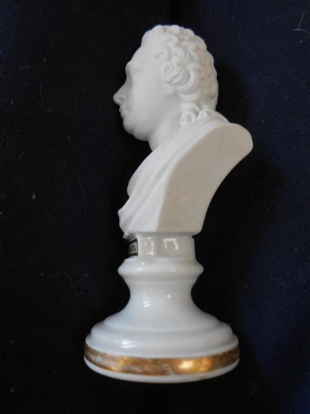 Georg Friedrich Händel Büste Wien Bisquit Porzellan Biedermeier Musiker Halle