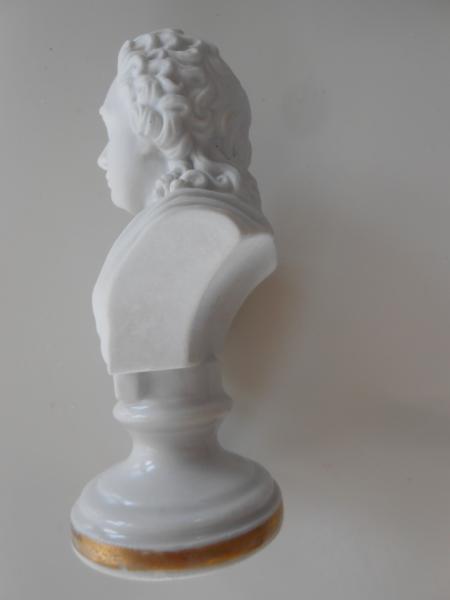 Georg Friedrich Händel Büste Wien Bisquit Porzellan Biedermeier Musiker Halle