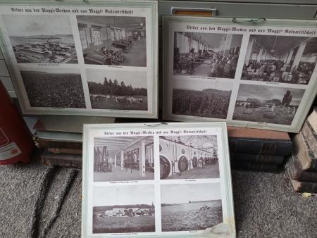 7 x MAGGI Cham Singen 1930-40 Erbse Kartoffel Weizen Dinkel Reis Ludw. BARTNING