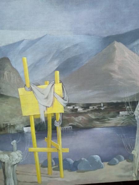 Werner Rosenbusch (1924 -2016 Ulm) Lago di PUSIANO LECCO COMO 1970