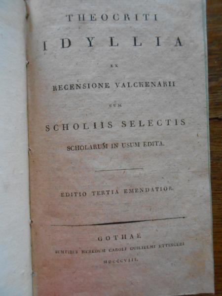 Theokrit MAUCLER Exlibris HERRLINGEN Ulm Blaustein Matthiae Valckenaer Gotha 