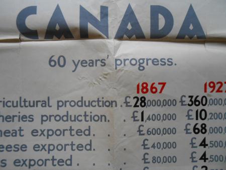 MARCH OF EMPIRE 1928 CANADA 60 years progress Eyre & Spottiswoode London KANADA