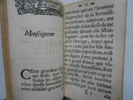 Recueil de pensées du Comte J OXENSTIERNA Antoine Heinscheit Henscheld Frankfurt