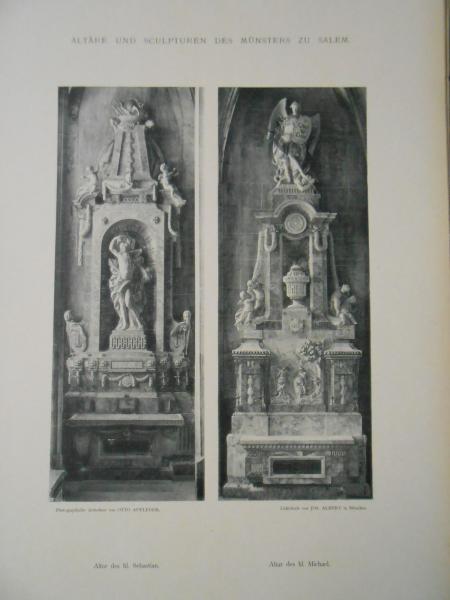 Otto Aufleger Altäre und Skulpturen des Münsters zu Salem Werner Verlag München