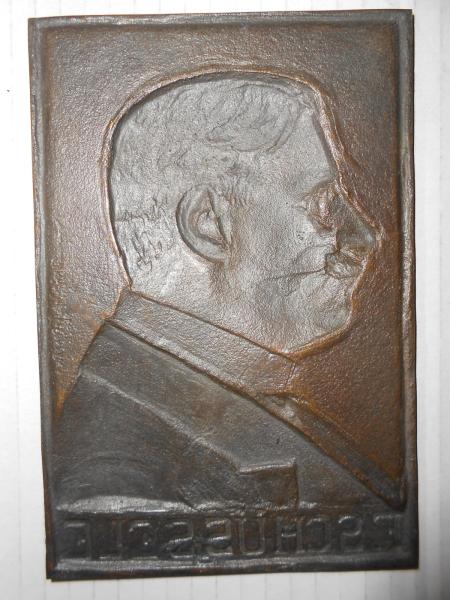 F. (Franz / Fritz?) SCHÜSSELE 1903 Johann Maihöfer Bronze sehr selten