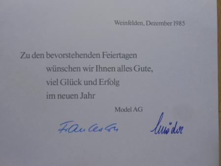 Ernst Graf Bern Ermatingen Linolschnitt signiert Model AG Weinfelden Schweiz 