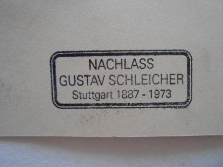 Engelberg Oberhof Gustav Schleicher Stuttgart Hölzel Kreis  Aquarell von 1917