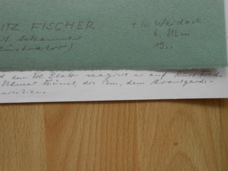 Fritz Fischer Unterwiesenthal München Weidach Blaubeuren Kurt Fried