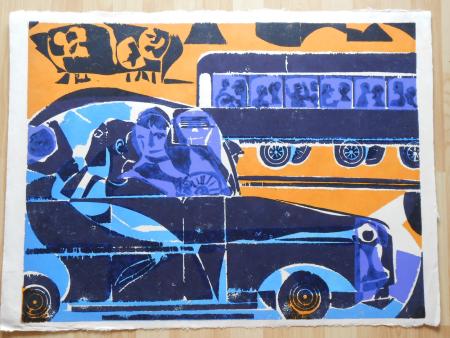 HANS HAHN Seebruck Echterdingen Musberg Leinfelden REISE Omnibus Autobus Bus Car