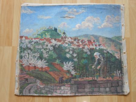 Stuttgart UHLBACH Württemberger Weinstraße Weinbau Weinberg Obertürkheim  Buckle