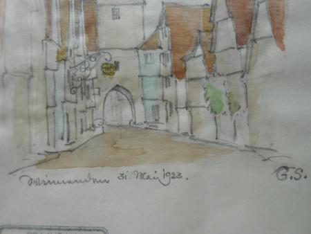 WINNENDEN Schwaikheim Torturm Gustav Schleicher Stuttgart Hölzel-Kreis 