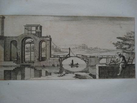 Gottfried STEIN Augsburg 1720 Callot  Hund Handwerk Schloss Treidler Galanterie